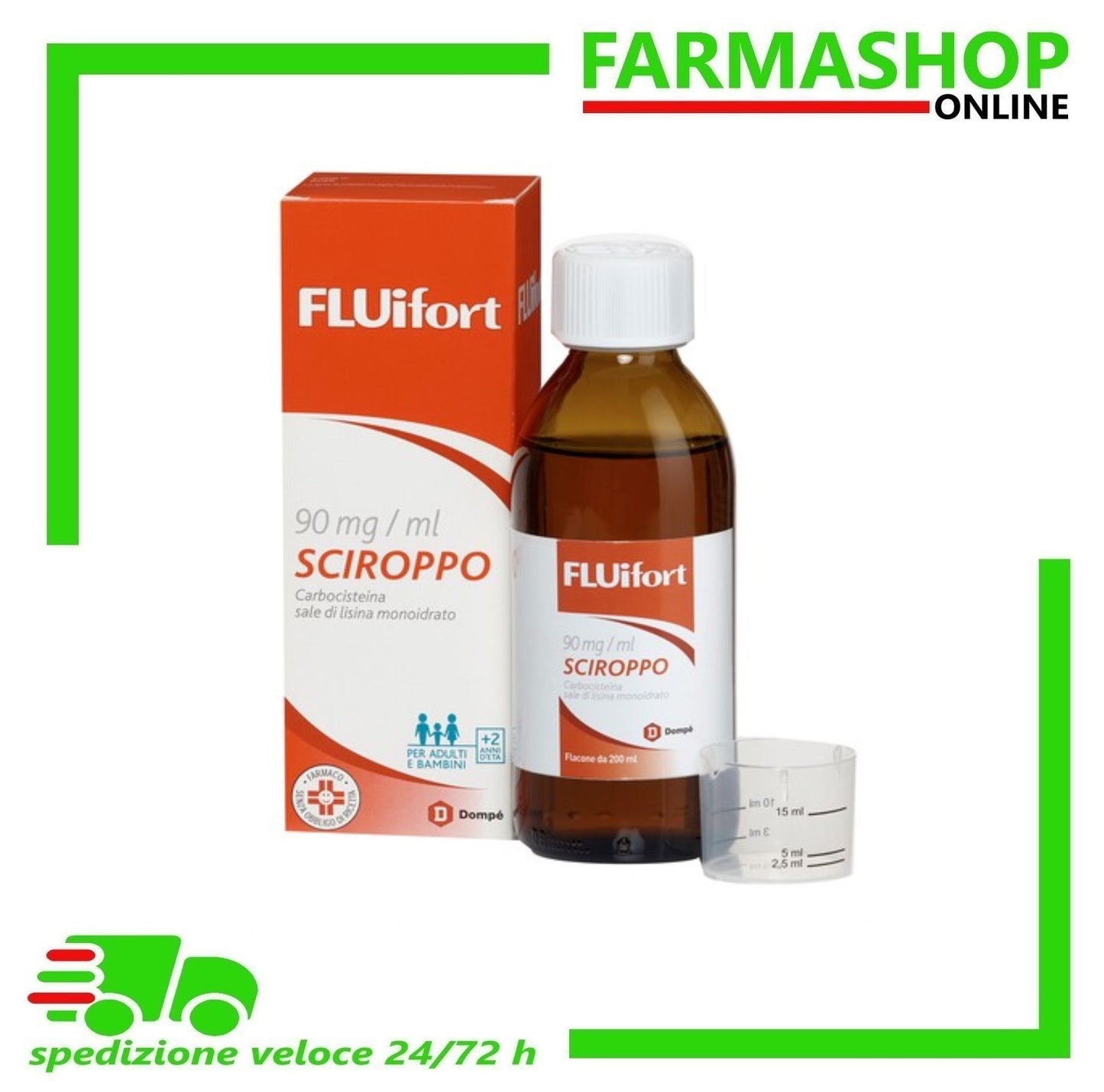 Fluifort sciroppo flacone 200 ml