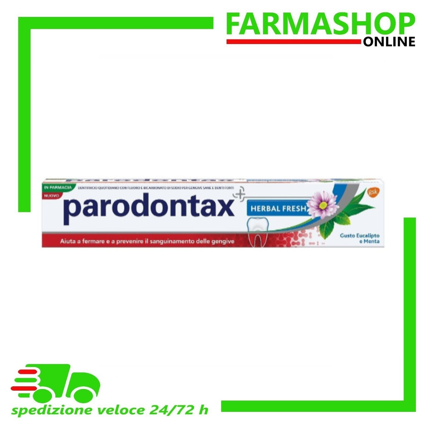 Dentifricio parodontax herbal fresh 75 ml