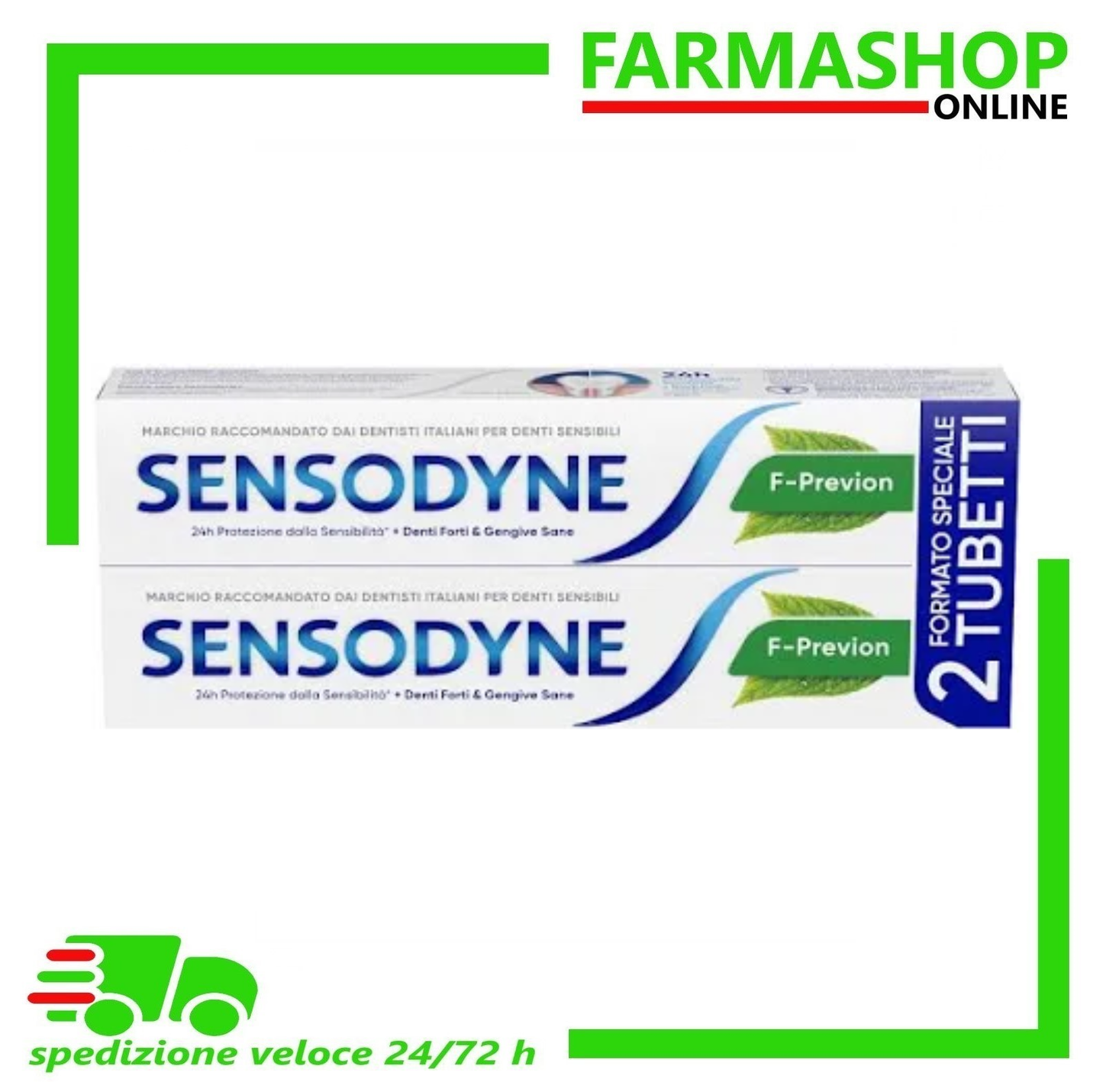 Sensodyne F Previon 2X75 Ml Aroma Menta