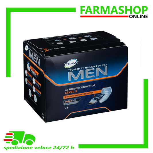 TENA MEN LEVEL 3 - 8 PEZZI - ASSORBENTI UOMO