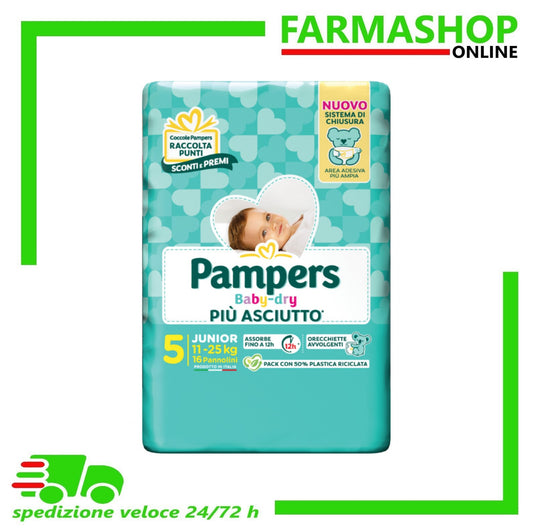 PAMPERS BABY DRY 5 JUNIOR 11-25KG