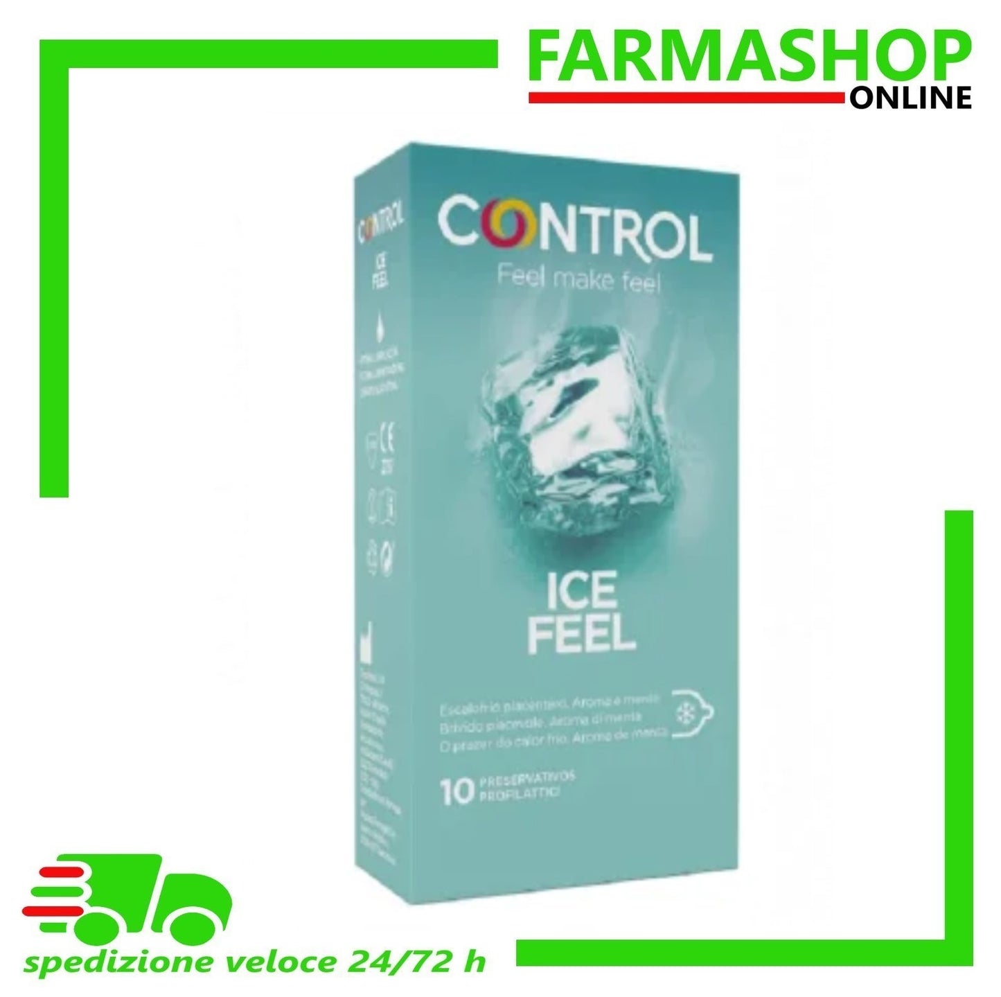 ICE FEEL CONTROL 10 PROFILATTICI