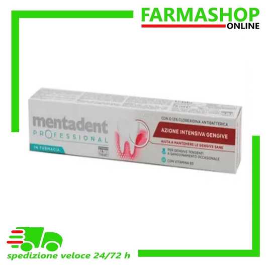 Mentadent Professional Dentifricio Azione Intensiva Gengive 75 ml