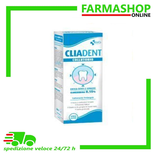 Cliadent colluttorio 0,15% clorexidina 250ml