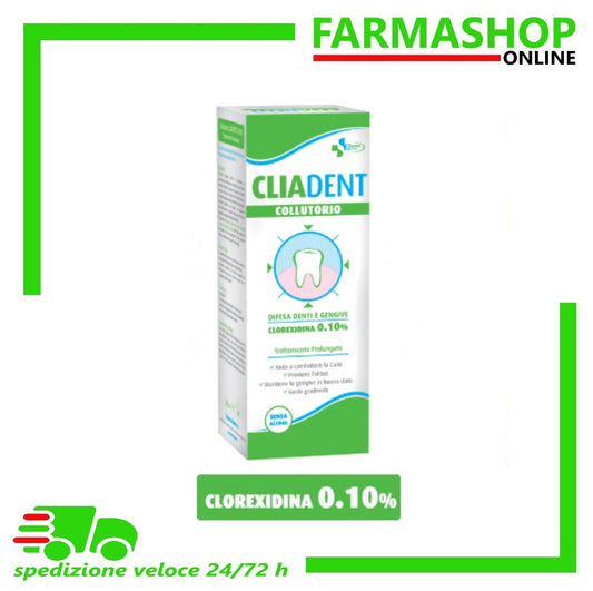 Cliadent colluttorio 0,10% clorexidina 200 ml