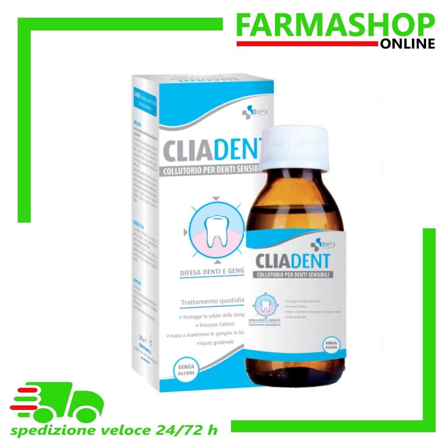 Cliadent collutorio denti sensibili 200ml