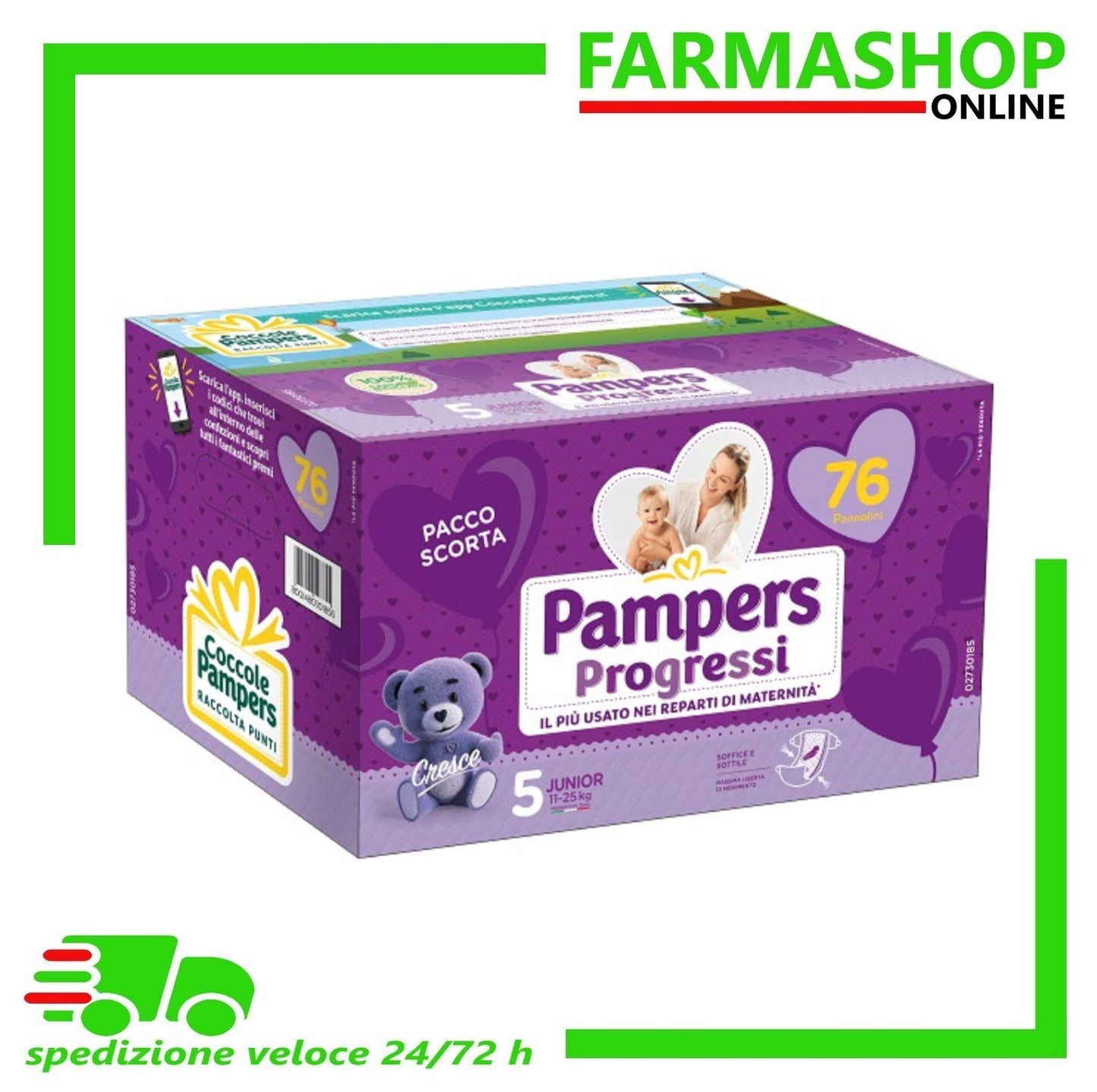 PAMPERS PROGESSI 5