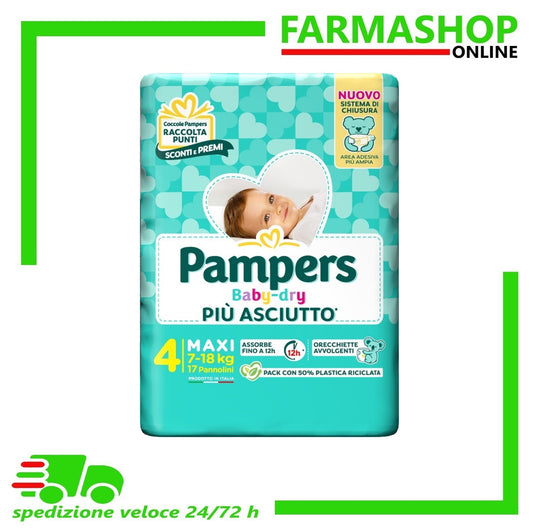 PAMPERS BABY DRY 4 MAXI 7-18 KG