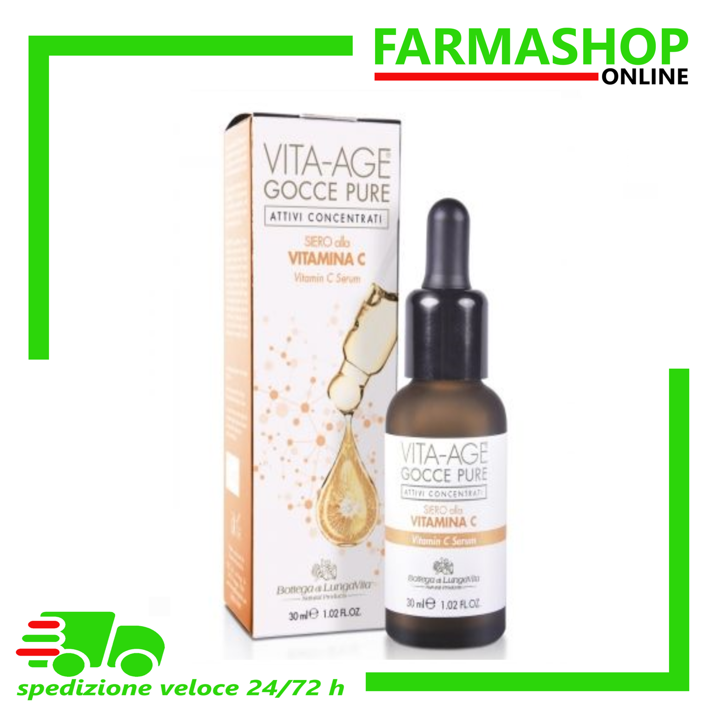 Bottega Di LungaVita - Vita Age Pure Siero Vitamina C Confezione 30 Ml