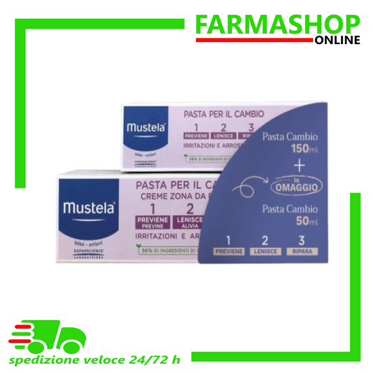 MUSTELA PASTA CAMBIO BIPACK PC 150ML+ 50ML