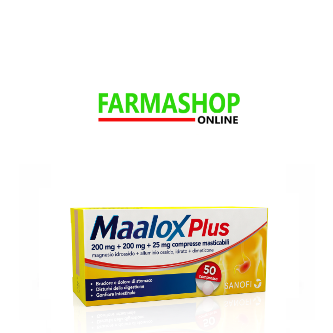 Maalox plus 50 compresse