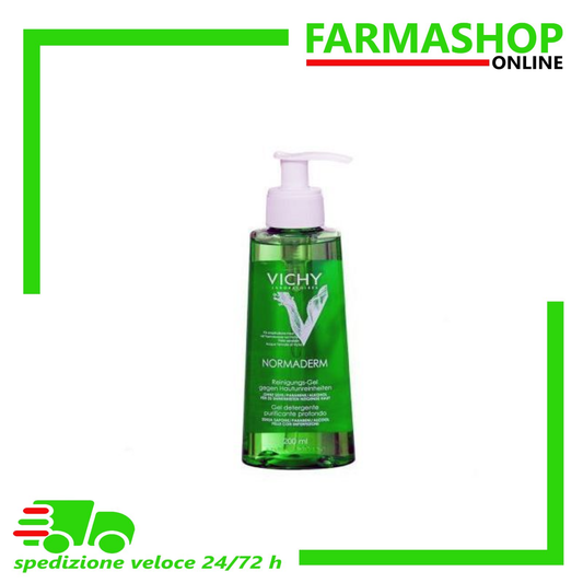 Detergente per il viso Vichy Normanden Phytosolution 200ml Purificante Gel per Grassi Pelle