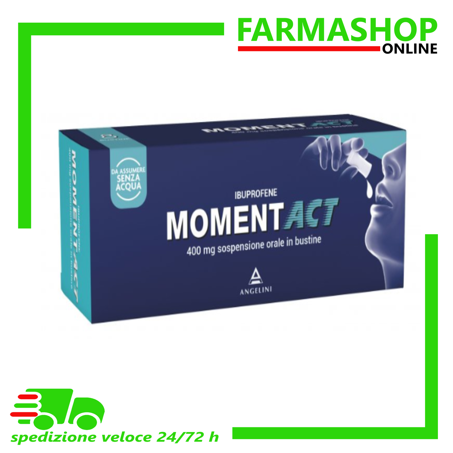 MOMENTACT Sospensione orale 400mg 8 bustine