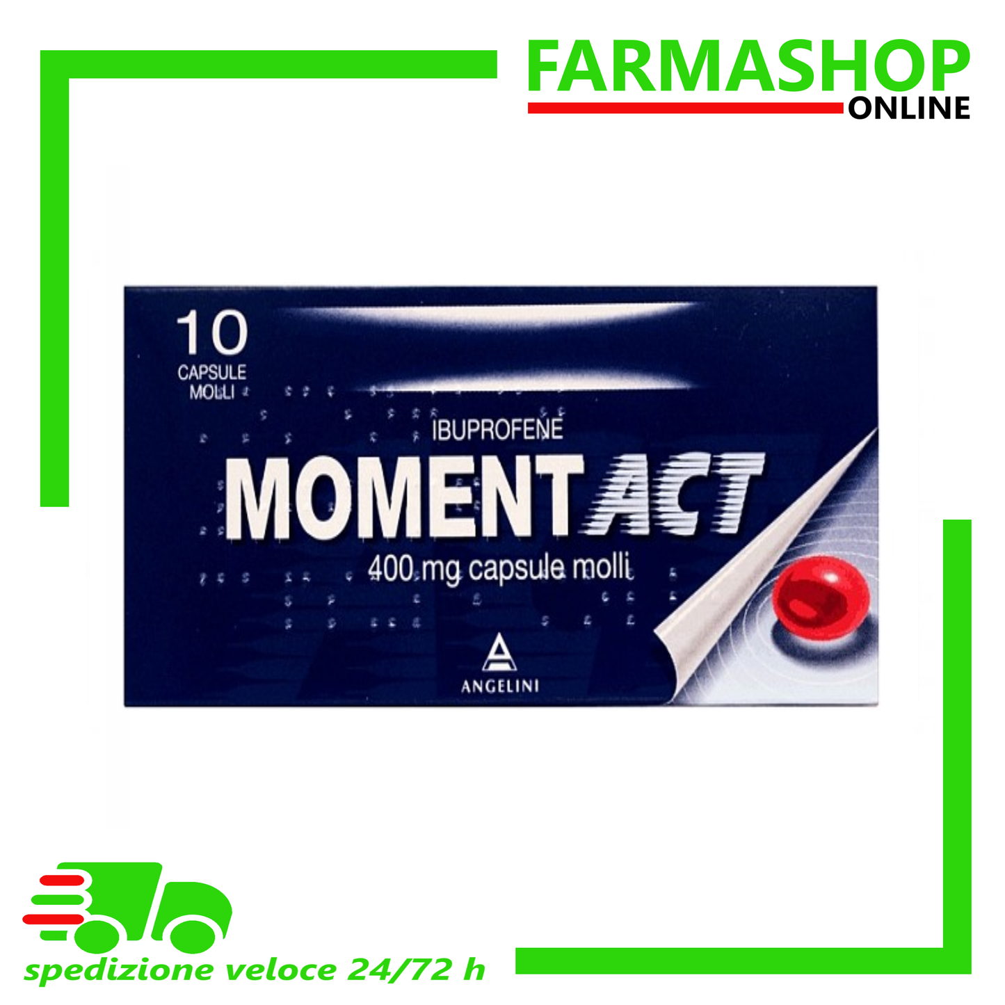 Moment act capsule molli 10 cps